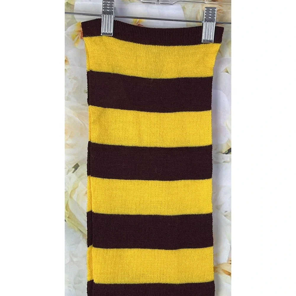 Harry Potter Scarf Gryffindor Unisex Striped Embroidered 56 Inches